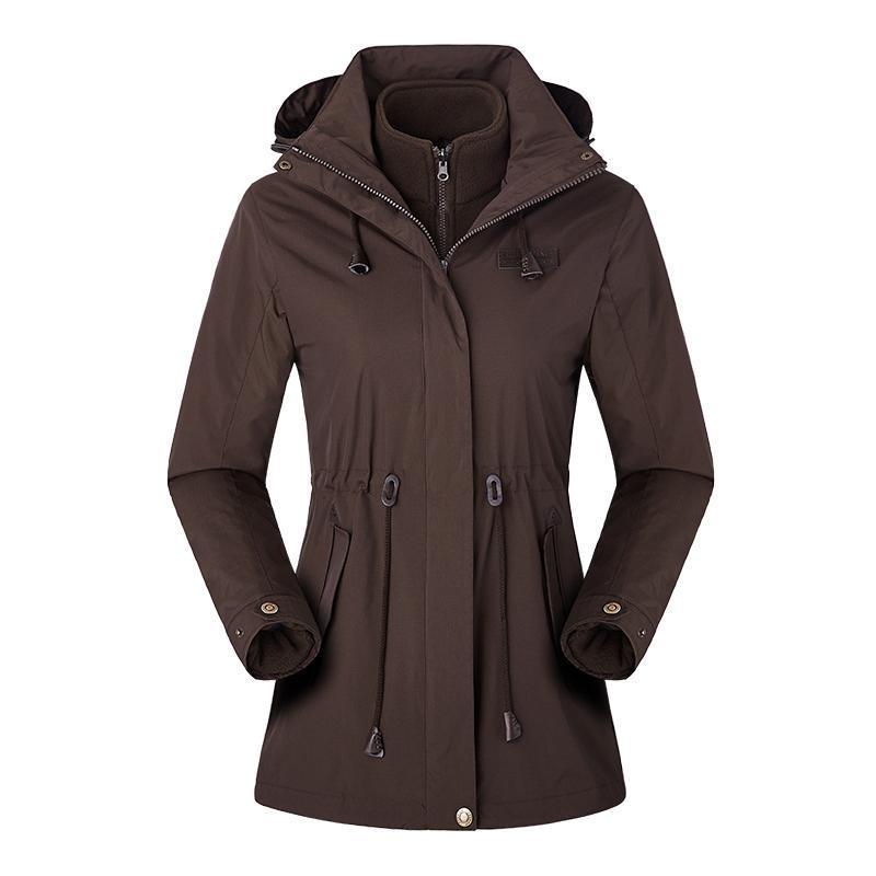 Multi-color Optional Medium And Long Jackets Outdoor Fashion Can Be Waist Warm